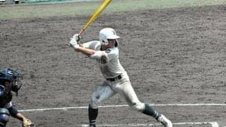 報徳の4番、チーム最多の3安打　ウェートトレーニングの効果実感