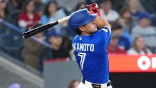 岡本和真、2試合連発8号　138m特大アーチに敵地騒然、2戦3発と絶好調　渡米後自己最長飛距離