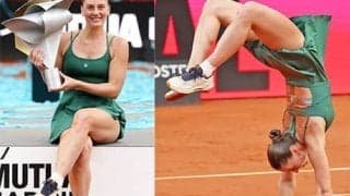  バク転披露！WTA1000初制覇 