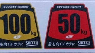 【スーパーGT】サクセスウエートに「SUCCESS」ステッカー　ブランドロゴ入りのデザイン