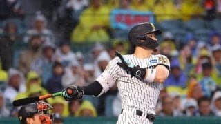 【阪神】「４割男」佐藤輝明が止まらん！三塁打で待望先制点　４試合連続猛打賞なら球団タイ記録