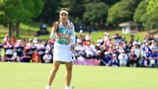 バーディ合戦に食らいつくも…菅沼の独走Vに天本ハルカ「完敗です」