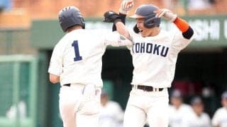 東北福祉大が単独首位に　高岡新時「いったな」高々と決勝弾「３戦目に持ち込みたくなかった」