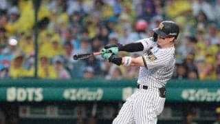 【阪神】佐藤輝明が止まらない！２打数１安打で４割キープ　安打、本塁打、打点、出塁率で現在５冠