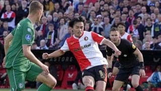 フェイエノールトが終盤に逆転勝ち　上田綺世は無得点も、渡辺剛の貴重な同点ゴールをお膳立て