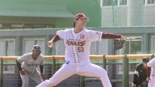 【楽天】坂井陽翔、１軍初勝利へ「カウント取れる球を」フォーク磨き、同期大内誠弥と切磋琢磨