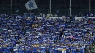 「行ってたんか」敵地に“勝利の女神”降臨　ガチ勢美女が見守った初勝利「横浜愛がすごすぎ」