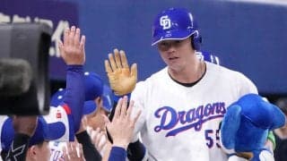 【中日】３点先制された直後の初回にすぐさま逆転！阪神門別啓人から細川成也４号逆転３ラン