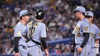 【阪神】藤川監督が自らマウンドへ向かう珍しいシーン　今季初先発門別が初回に４失点と苦戦