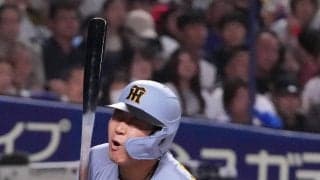【阪神】大山悠輔が死球受けるもプレー続行　直後に前川右京が走者一掃タイムリー　