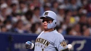 阪神・森下の死球にブーイング飛び交う　大山に続いてこの日２つ目　中日先発ドラ１中西はすぐに帽子取る