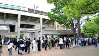 全日本大学駅伝関東選考会１８時スタート　強風の中、７枠の出場権を争う　駅伝ファンが長蛇の列つくる