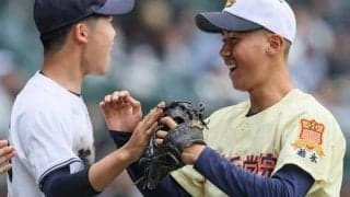 高校軟式野球　甲子園で2度目の交流試合　東西の選抜チームが熱戦