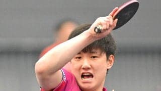 【世界卓球】５７年ぶり金へ、日本男子が１６強　２３位のベルギーに張本智和が１敗と苦しむも、最後は２点起用で勝利