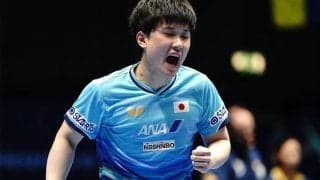 日本男子 世界23位のベルギーに勝利！張本・松島・戸上そろい踏みで16強進出【世界卓球】