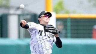 阪神・元山　１カ月半ぶり実戦復帰「ちょっと緊張」も無失策　２打数無安打に「悔しい」