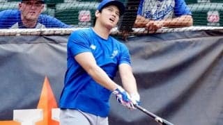19打席無安打の大谷翔平、「1番・DH」で出場　ド軍スタメン発表…試合前にはフリー打撃も