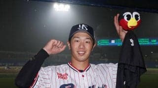 【パパの絵】ヤクルト古賀優大「『Swallows』つづり見よう見まねで書いたと。うれしい」