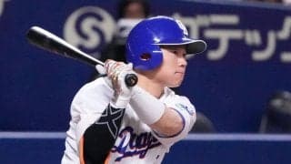 【中日】村松開人、走者一掃の適時三塁打で勝ち越し！　阪神先発早川から