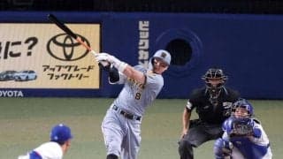 阪神　佐藤輝が３試合ぶりアーチ　リーグ単独トップに立つ９号ソロ