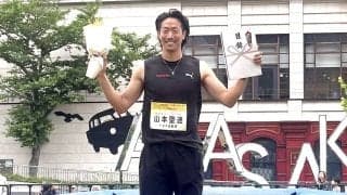 【陸上】赤坂サカスで「ストリートボウタカ」開催　山本聖途「なかなか経験のない雰囲気」大迫力の競技に観客は大盛り上がり