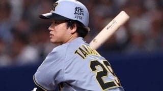 防御率0点台で…阪神左腕が「1番いい打撃」　“最強エース”にファンお手上げ「天才ですか」