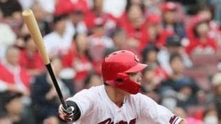 【広島】プロ７年目・持丸泰輝が右翼席中段へ２試合連続の２号ソロ、猛打賞も決めた