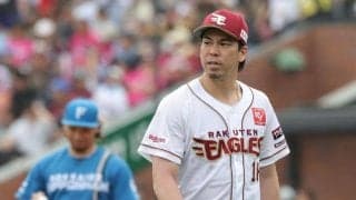楽天　マエケン復帰初勝利はお預け　５回１失点の好投も　リリーフ陣が打たれ大敗、３連勝でストップ