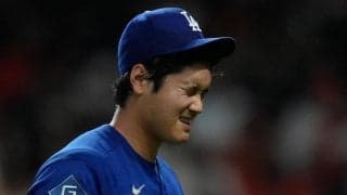 大谷翔平「狙った所と逆だった」防御率0・97で両リーグトップ再浮上も…７回２失点で２敗目