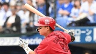 広島ドラ１・平川がプロ初２戦連続適時打「今日も林琢真さんの意識で」塁上ではマリオ風？ガッツポーズ披露