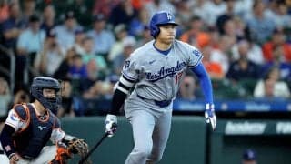 大谷翔平26打席ぶり安打＆マルチ　ロバーツ監督「速球にも変化球にも対応」「いい一日だった」