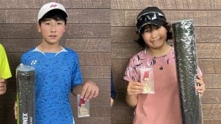 「第10回むさしの村ジュニアテニストーナメント：5月」16歳以下は三上武流と役川遥香が制す。男女ともに第1シードが優勝