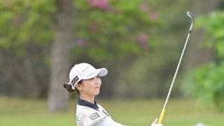 金沢志奈　地元でのメジャー連勝へ好発進「期待に応えられるように」　左肩痛抱えながら１アンダー
