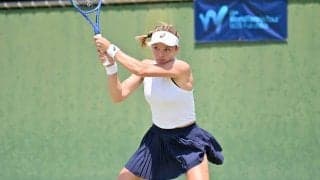 西郷里奈、スワンらが8強入り。世界への登竜門でベスト8出そろう[福岡国際女子テニス2026]