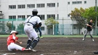 延長二十五回裏のドキドキ体感　93年前の夏の甲子園を児童らが再現