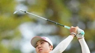 プロ２年目大久保柚季が午前組単独首位に