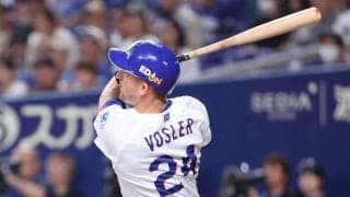 【中日】ボスラーが３号２ラン「感触よかったよ」柳裕也を援護！巨人の新助っ人右腕から