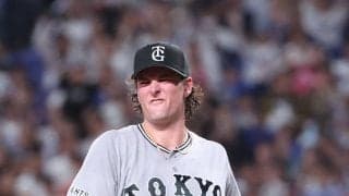 【巨人】痛っ！先発ウィットリーにライナー直撃　その後は続投も失点で降板