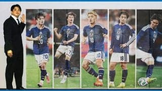 日本代表６選手が等身大のポスターに！読売新聞社が５月１３日から６月５日まで特別紙面「パノラマ」プロジェクトを実施