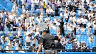 東京六大学で審判団が異例の対応「強制ではないが」ＮＰＢ川上審判員の番号「２９」を刻む　バット直撃アクシデントで現在も意識戻らず