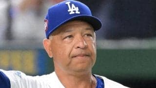 ドジャースが鮮やか連係プレー！Ｔ・ヘルナンデスが素早くクッション処理→中継プレーで勝ち越し阻止　ブレーブスがチャレンジも覆らず