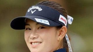 河本結が１アンダーで単独首位浮上　強風吹き荒れ唯一のアンダーパーに　１差２位に金沢志奈と福山恵梨…サロンパスカップ第３Ｒ前半終了