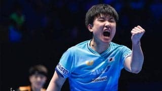 エース張本智和がメダルマッチ仕様の覚醒！ドイツ撃破で「本当に欲しいメダル」へ一歩【世界卓球】