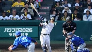 【阪神】待望の先制点　４番佐藤輝明、今季初５番の前川右京がつないで木浪聖也が中犠飛