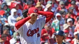 広島・岡本は６回４失点で降板　首位・ヤクルト打線に対して要所を締めきれず　打線は松本健の前に六回まで無安打