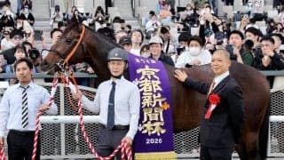 【京都新聞杯】コンジェスタス狙い通りＶで日本ダービーへ　高野調教師は「かわいいヤツだしすごくうれしかった」西村淳也騎手をベタ褒め