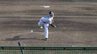 復活目指す阪神・下村海翔　実戦形式での投球再開　立石との“ドラ１対決”も実現　左翼フェンス直撃の長打性の打球