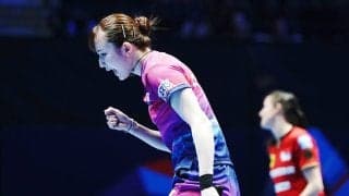 2番手・早田ひなも世界9位に0-2から逆転勝利！日本が決勝進出に王手【世界卓球】