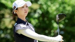 金沢志奈　「優勝を目指す」　７９と大崩れも…３差６位で最終日へ　地元・茨城でメジャー２連勝狙う