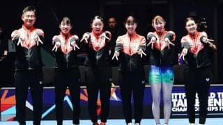 日本女子 ウクライナを破り6大会連続のメダル確定！3試合連続オールストレート勝ち【世界卓球】